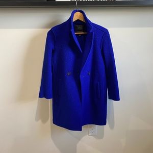 J.Crew Daphne Topcoat in boiled wool.